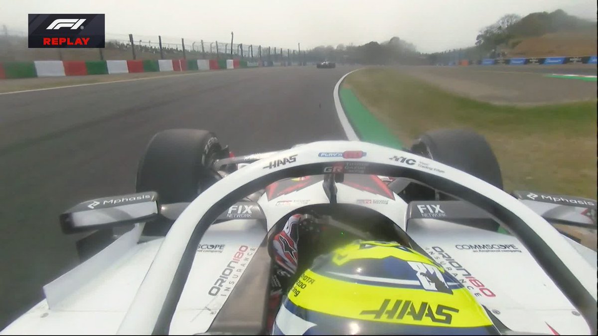 Here’s the moment Bearman went into the barriers at Spoon #F1 #JapaneseGP
