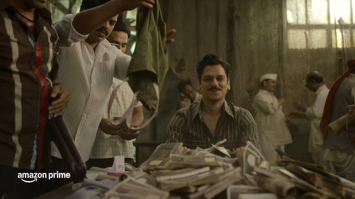 Pot spelt backwards is top and that is where a king belongs 👑 #MatkaKingOnPrime, New Series, April 17 Vijay Varma Gulshan Grover Kritika Kamra @siddharth23oct Bhupendra Jadawat @its_jamielever Roy Kapur Films Nagraj Popatrao Manjule Abhay Koranne Jinesh Shah