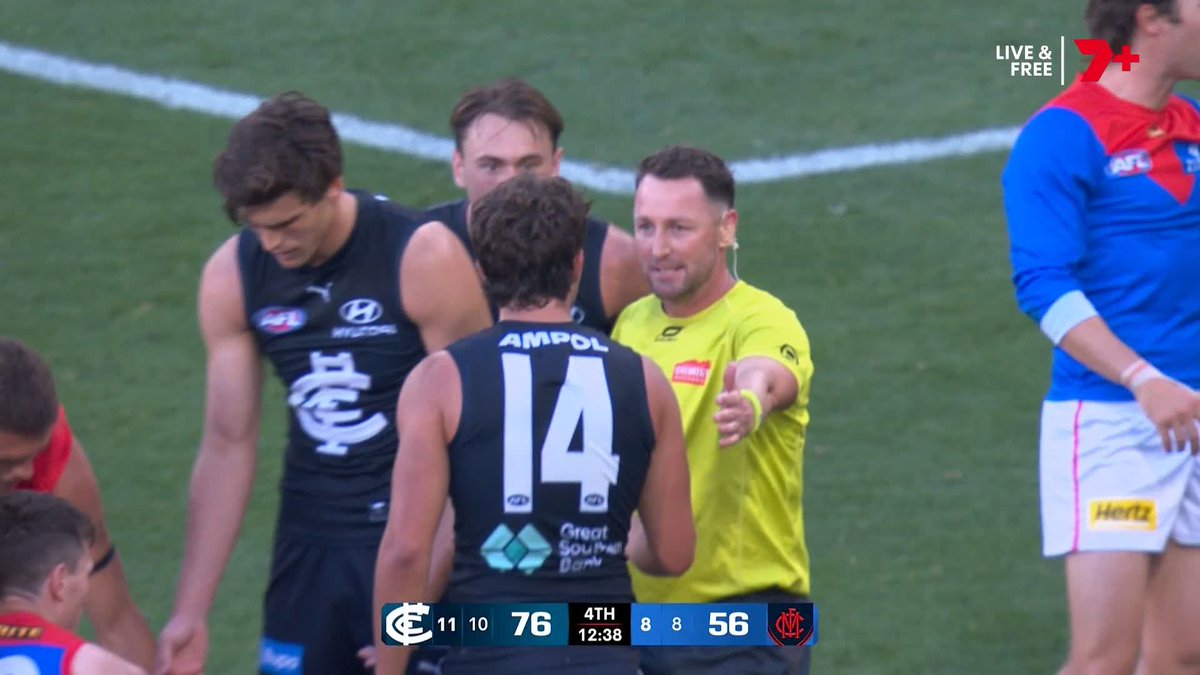 "He said he tried to evade." Harry Sharp made the most of this George Hewett free kick 👇