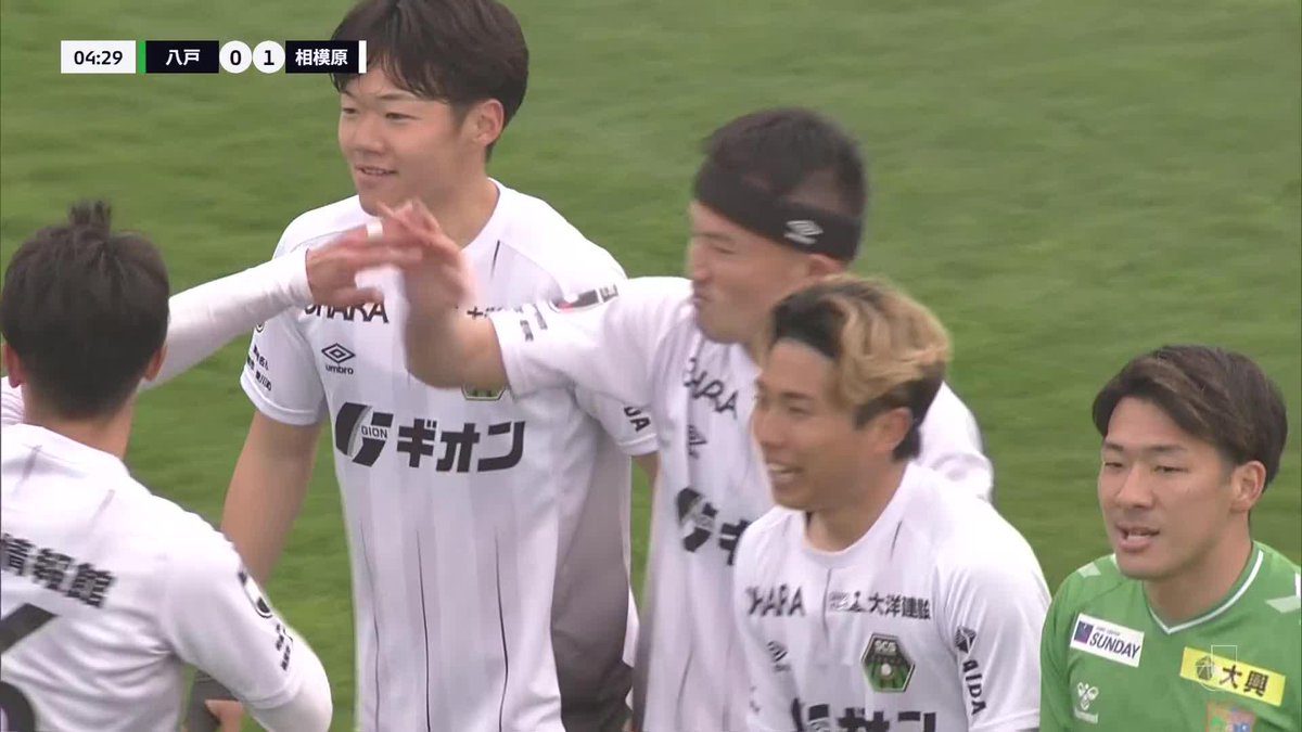 🎦 ゴール動画 🏆 明治安田J2・J3百年構想リーグ 地域リーグラウンド 第8節 🆚 八戸vs相模原 🔢 0-1 ⌚️ 5分 ⚽️ 島川 俊郎(相模原) #Jリーグ
