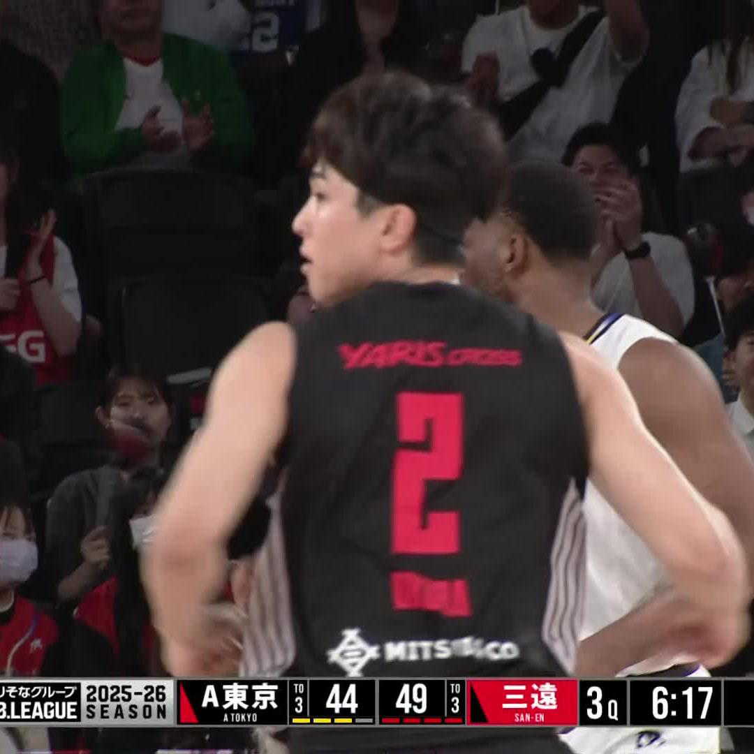 大倉颯太のスキルの高さ💫 ふわっと浮かせたフローターでディフェンスをかわす！ 大倉颯太 Sota Okura 📲バスケットLIVE配信 #アルバルク東京 #GRITUP