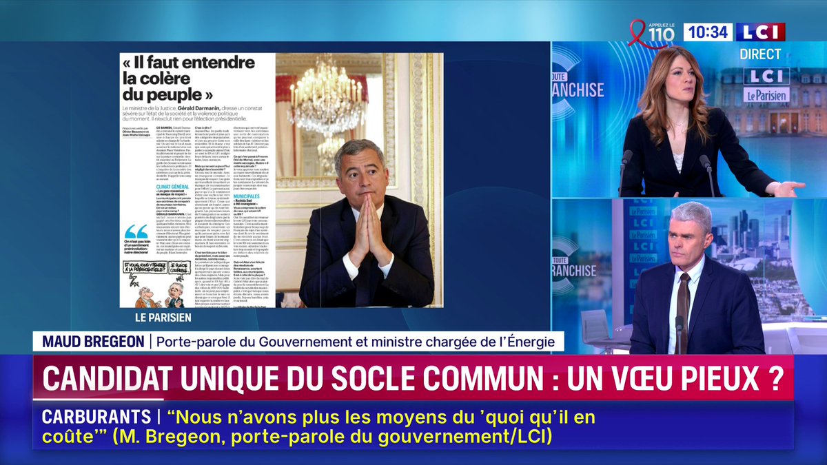Présidentielle 2027 : 90 personnalités de droite et du centre appellent à une candidature unique 🗣️"On est optimiste et surtout déterminé à ne pas laisser au pays le choix d'un second tour entre monsieur Mélenchon et monsieur Bardella" : Maud Bregeon