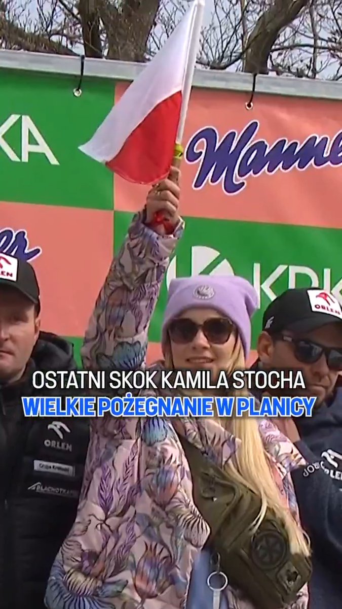 Kamil Stoch oficjalnie, z honorami i z pełną klasą zakończył niezapomnianą i niepowtarzalną karierę.🔚 W niepodrabialnej, epokowej scenie sygnał do finałowego startu wysłała mu małżonka Ewa 🥹 #skijumpingfamily #Planica