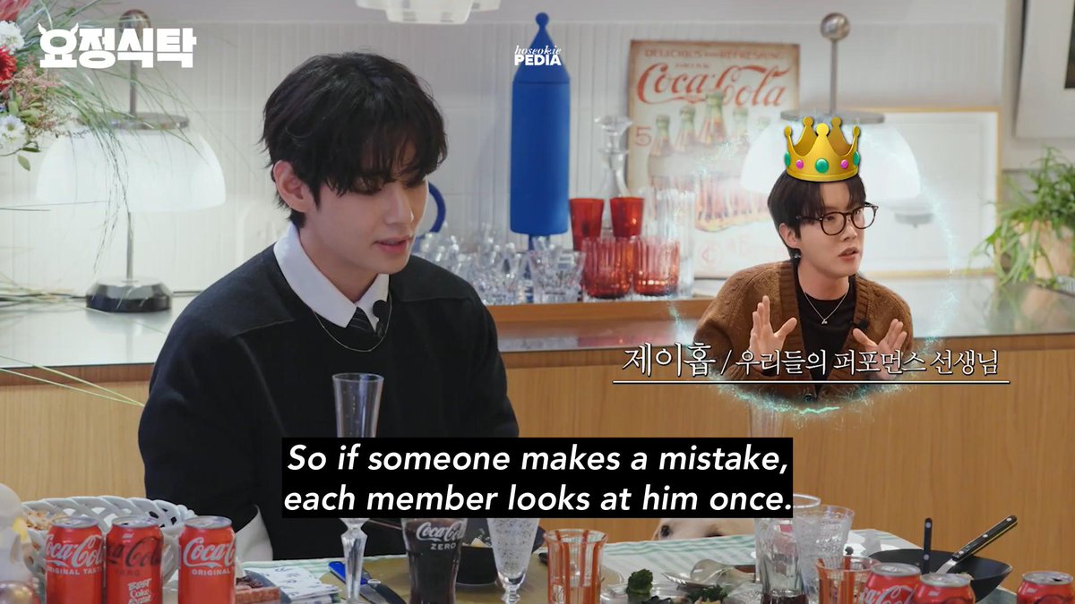 On Fairy Jaehyung, Tae shared that even now, j-hope is still the one who sets the mood and leads their performances. No matter how tired everyone gets, he's the first to step up and say, "let's go," and they follow. And when mistakes happen on stage, even if j-hope says "it's okay," they all instinctively glance at him first before moving on—because no matter how much older they've grown, he remains their performance teacher.