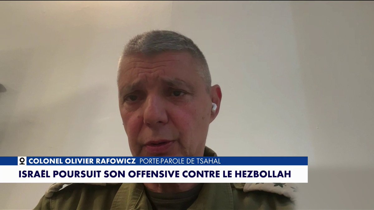 Le colonel Olivier Rafowicz sur l'entrée en guerre des Houthis contre Israël : «C'est une erreur de les appeler des rebelles, ce sont des terroristes à la botte de Téhéran», dans #100Actu Toute l'info est à retrouver sur
