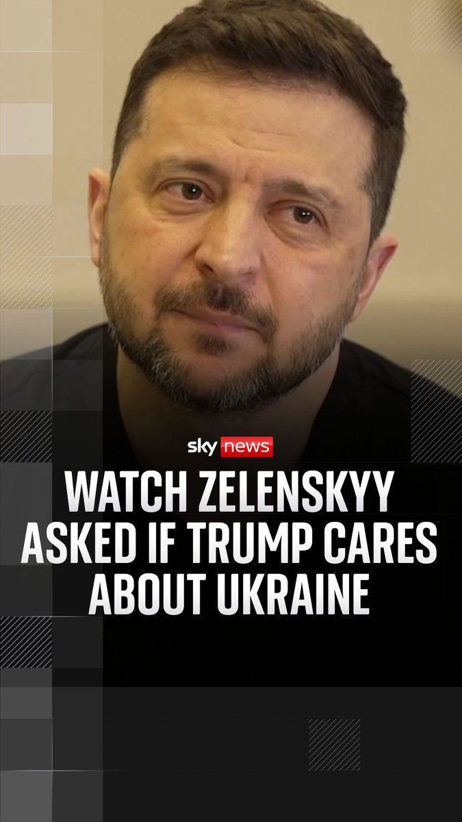 In an exclusive interview with NBC News, the president of Ukraine was asked if his American counterpart cares about the future of Ukraine.