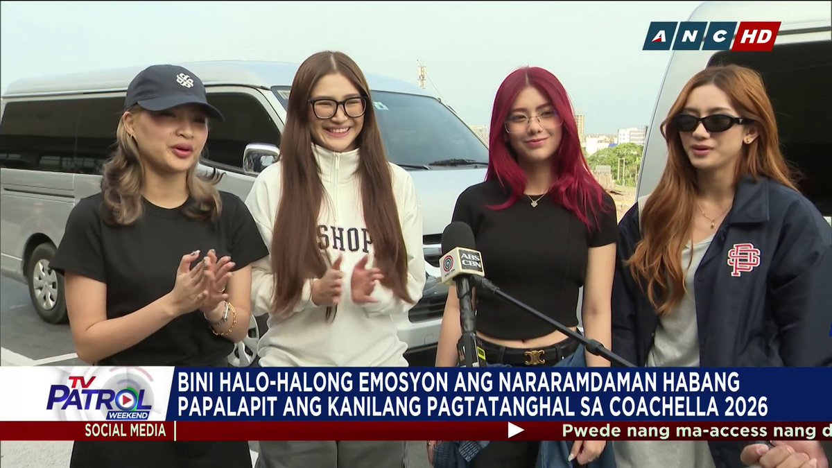 Tumulak na rin patungong Los Angeles, California ang second batch ng BINI para sa Coachella 2026. Anila, magkahalong excitement at kaba ang kanilang nararamdaman habang papalapit nang papalapit ang event.