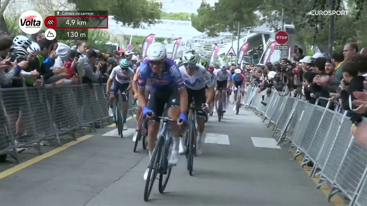 🎺🎺🎺 Y si... ¿vuelven a sonar las trompetas? El ataque de Enric Mas para meterse en la cabeza de carrera y postularse como posible ganador de la etapa final #VoltaCatalunya105