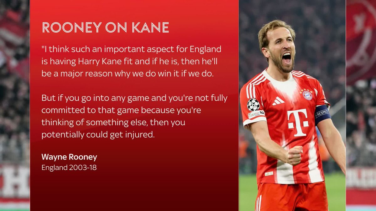 Wayne Rooney on the importance of Harry Kane being fit for England 🏴󠁧󠁢󠁥󠁮󠁧󠁿