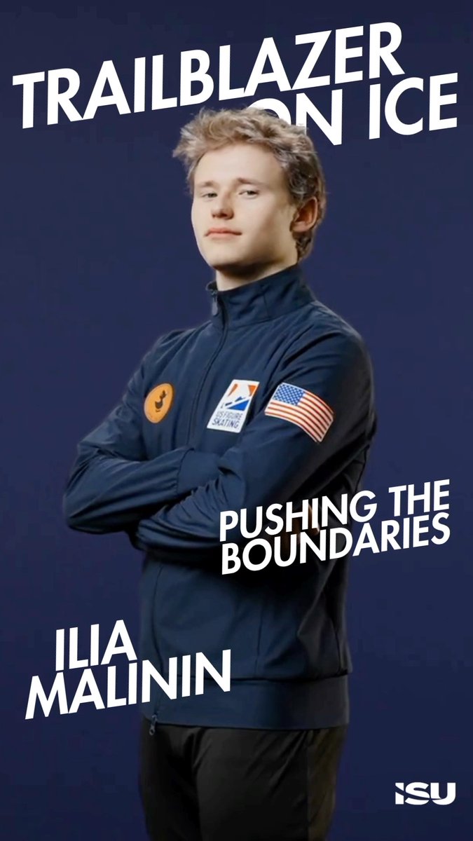 Pushing the boundaries of what’s possible on ice 🔥 Ilia Malinin receives the "Trailblazer on Ice" Award in recognition of his record-breaking feat to land 7️⃣ quadruple jumps in a single program during the ISU Figure Skating Grand Prix Final 2025 in Nagoya. #FigureSkating #GPFigure