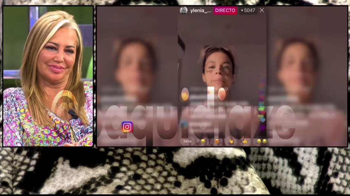 #YoMeRebelo29M Carlota Corredera feminista traicionera, Jorge Javier Vázquez mentiroso, falso e hipócrita así se refería Ylenia a los presentadores de Telecinco.