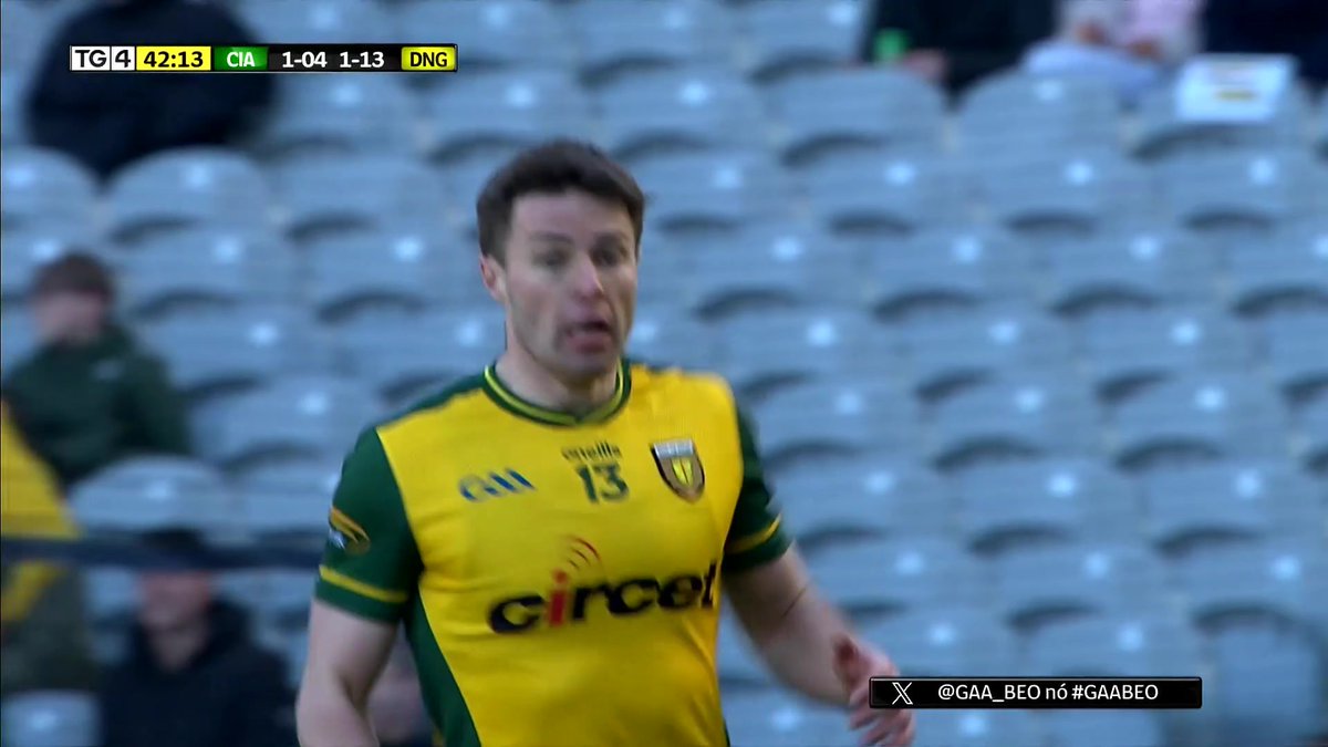 Serious marker from Donegal. Kept a ball for an age here before Conor O’Donnell’s well-timed run and great finish. Makes All-Ireland race a lot more interesting.