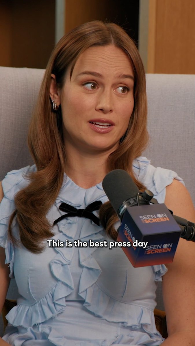 Brie Larson is having a blast on the press tour for #TheSuperMarioGalaxyMovie 🌈 Check out the new episode of Seen On The Screen &amp; reserve your tickets now: