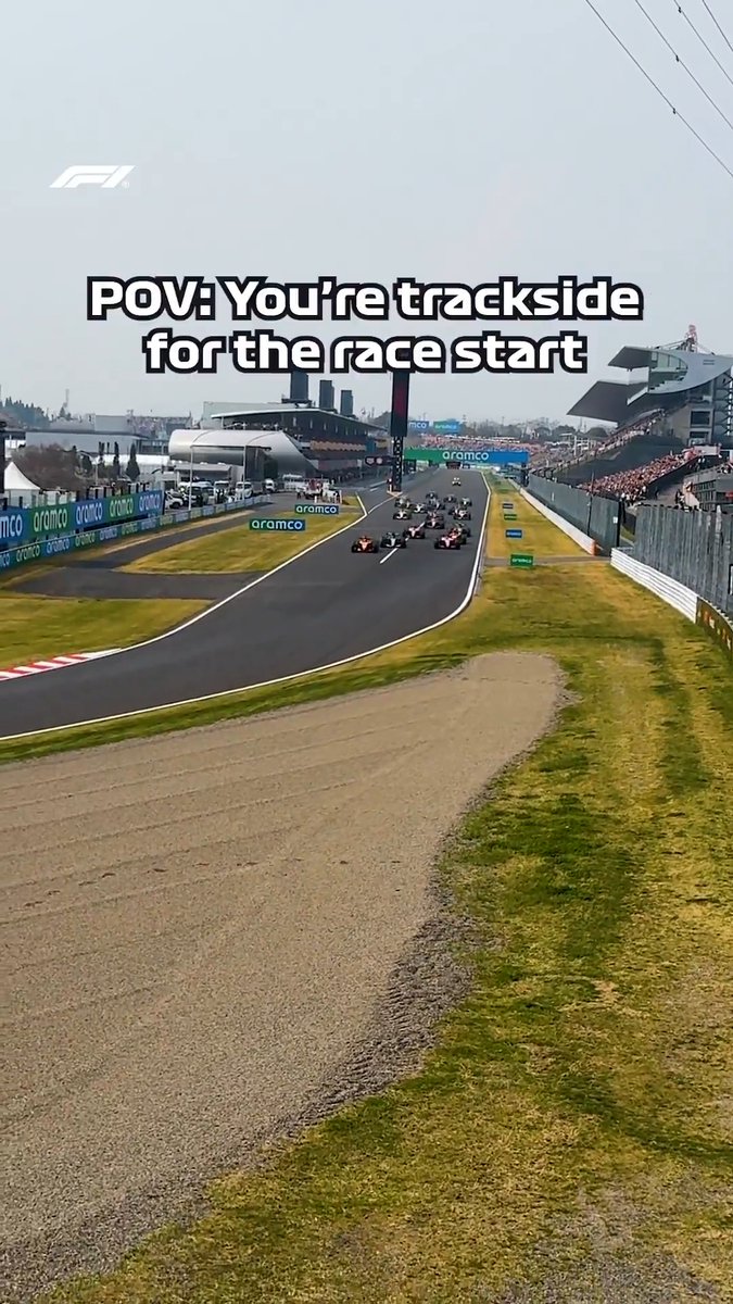Watching an F1 race start will never get old 🤩 #F1 #JapaneseGP