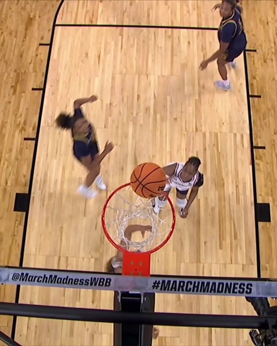 The ball just sat on the rim for forever 😅