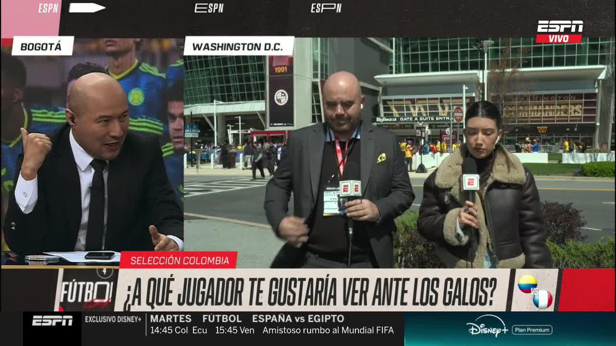COLOMBIA DEBE IR EN BUSCA DEL TRIUNFO "Este es un partido peligroso" Jorge Bermudez ▶️ Mira #ESPNEquipoFColombia en el Plan Premium de #DisneyPlus