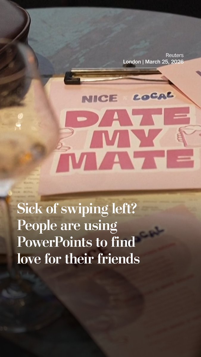 As dating apps lose their appeal, these friends at a north London pub tried using PowerPoints to pitch their mates to hopeful singles.