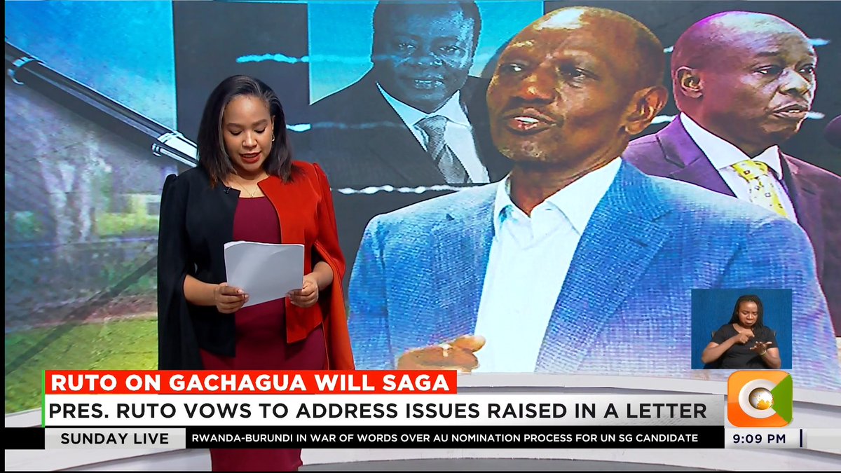 Ruto On Gachagua Will Saga: Pres. Ruto vows to address issues raised in a letter Nderitu Gachagua widows claim to have been disinherited Dispute involves Olive Gardens & Vipingo Beach Resort #CitizenSundayLive