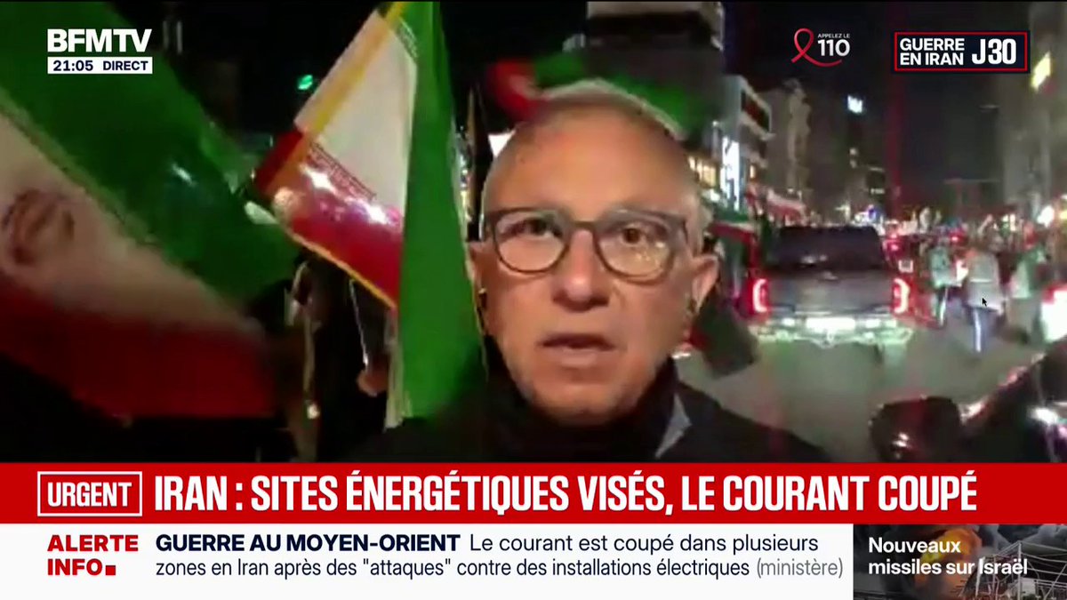 Une nouvelle manifestation pro-régime est en cours à Téhéran en Iran