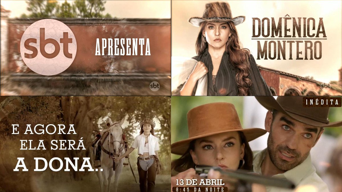 AGORA : SBT divulga trailer de "Domênica Montero". #DomênicaMontero #DomingoLegal Angelique Boyer
