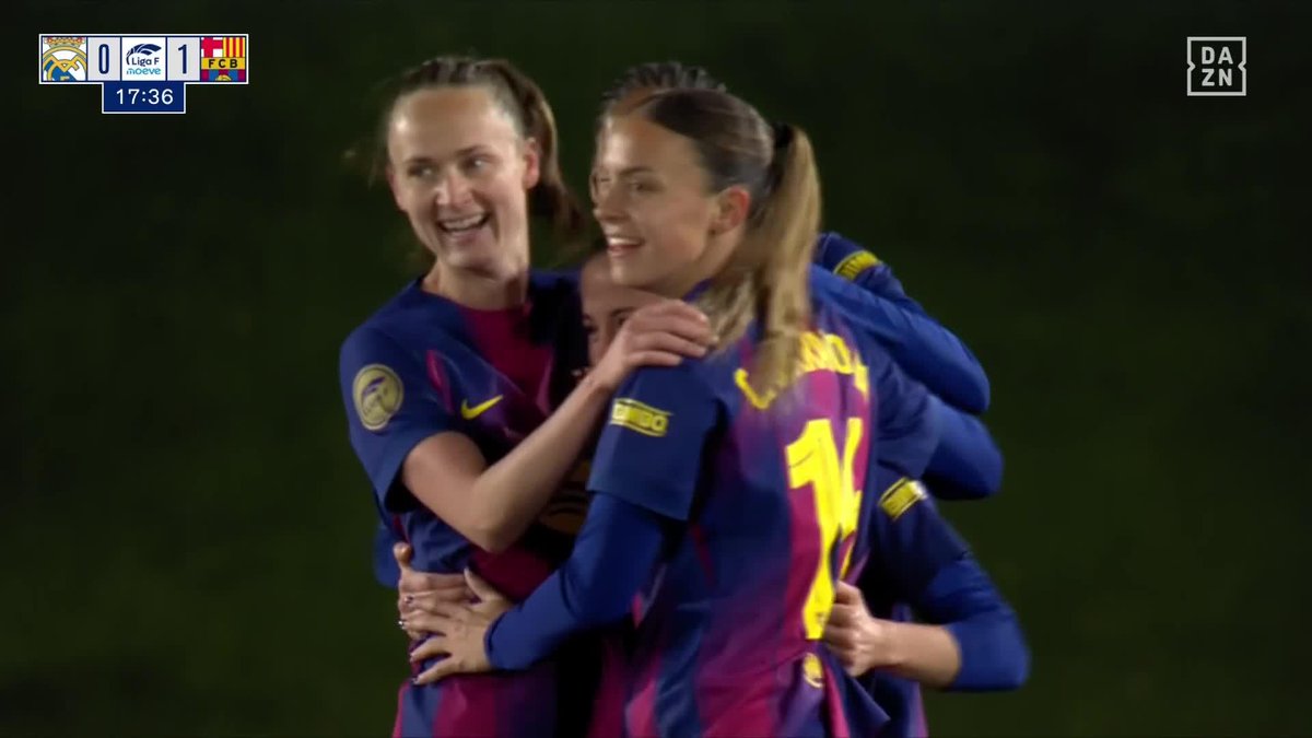 ONA BATLLE Y SU GOLAZO CON FORTUNA QUE ADELANTA AL BARÇA 😮‍💨🔥 Vive el Real Madrid C.F. 🆚 FC Barcelona Femení en DAZN: 📺 #LigaFenDAZN ⚽
