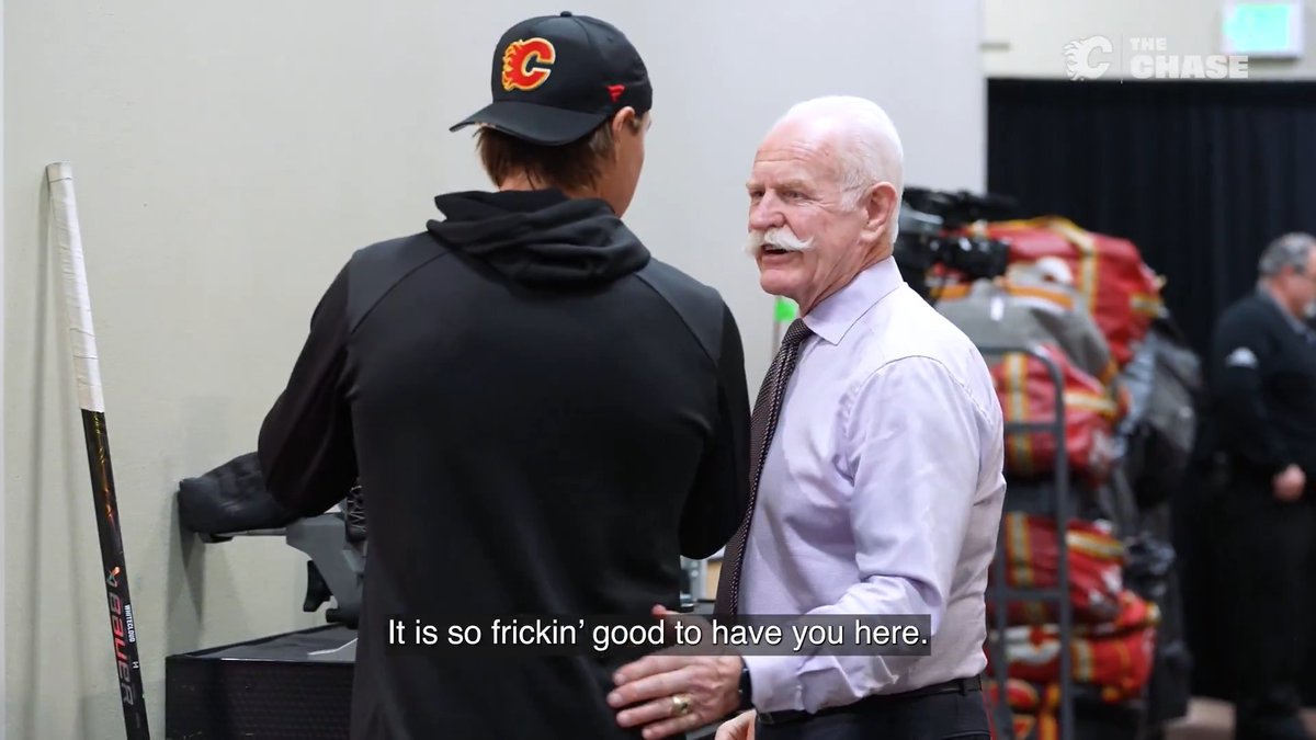 Lanny approves 👍 The legend checked in with Zach Whitecloud to share his insight on what he's seen from the defender! Check out more behind the scenes moments in the latest episode of The Chase: