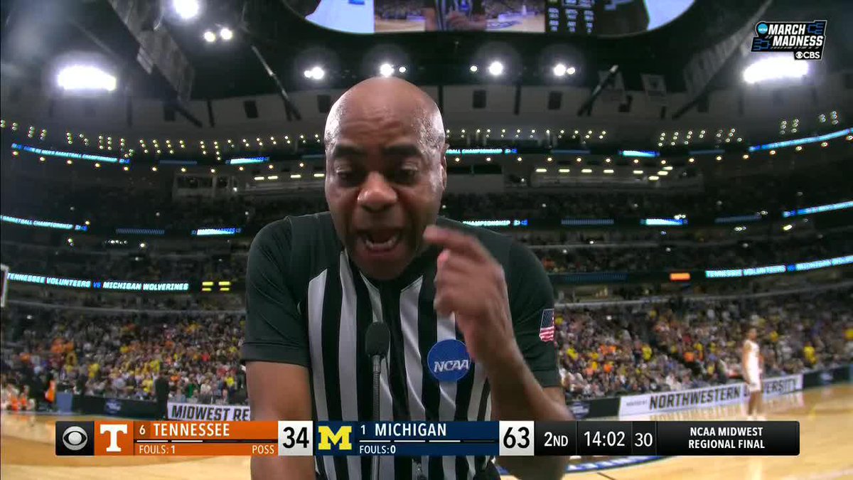 Tennessee's Jaylen Carey was called for a contact dead-ball technical foul