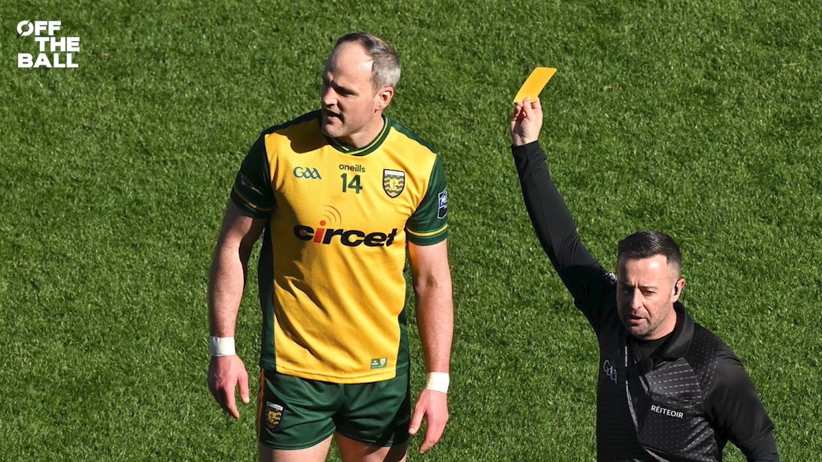 Jim McGuinness asked by Tim Moynihan of Radio Kerry Sport about the Michael Murphy incident where he received a yellow card in the first half of Donegal’s Division 1 final win against Kerry