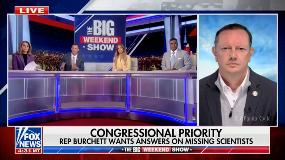 🚨 US Congressman Eric Burlison speaks on the increase of US scientists who have dissapeared or died "I have sent a letter to the FBI about a whistleblower who had a suspicious suicide who worked alongside David Grusch and Jake Barber."
