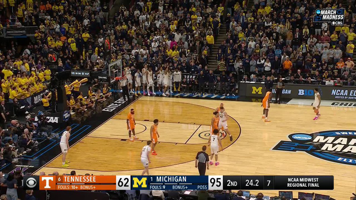 Michigan DOMINATES Tennessee by 33 PTS 😱 Wolverines headed to 9th Final Four in school history!!!