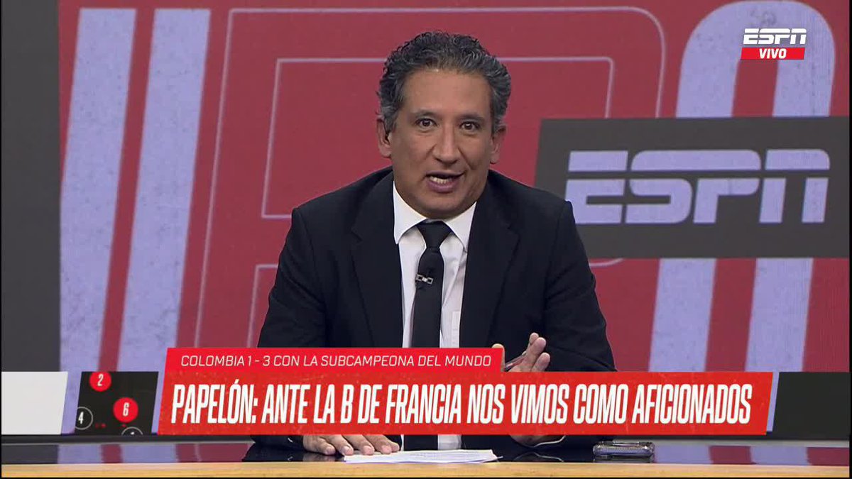 "No eramos tan buenos cuando le ganamos a Francia en 2018 ni tan malos ahora que se perdió hoy" Antonio Casale y su análisis tras la derrota de Colombia vs. Francia ▶️ No te pierdas #ESPNEquipoFColombia en el Plan Premium de #DisneyPlus