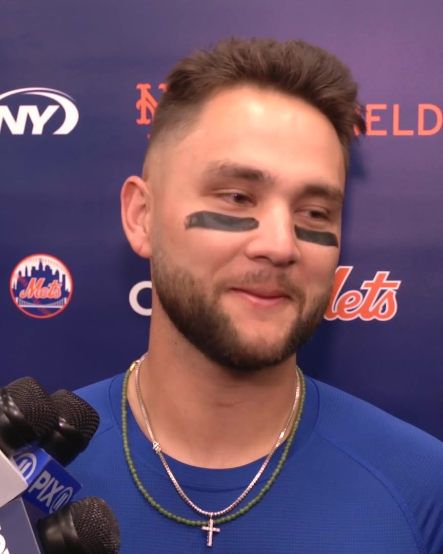 "I definitely felt that wanting to have a moment, not only for my teammates but for the fans and everything" Bo Bichette was asked about the feeling of wanting to make something happen early in his tenure with the Mets: