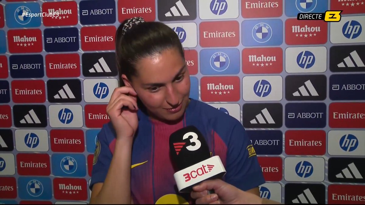 😝 "Això no ho sé dir, eh" 💪🏽 "Hem guanyat i això és el més important" 🎙️ Kika Nazareth valora en català la victòria contra el Madrid ▶️