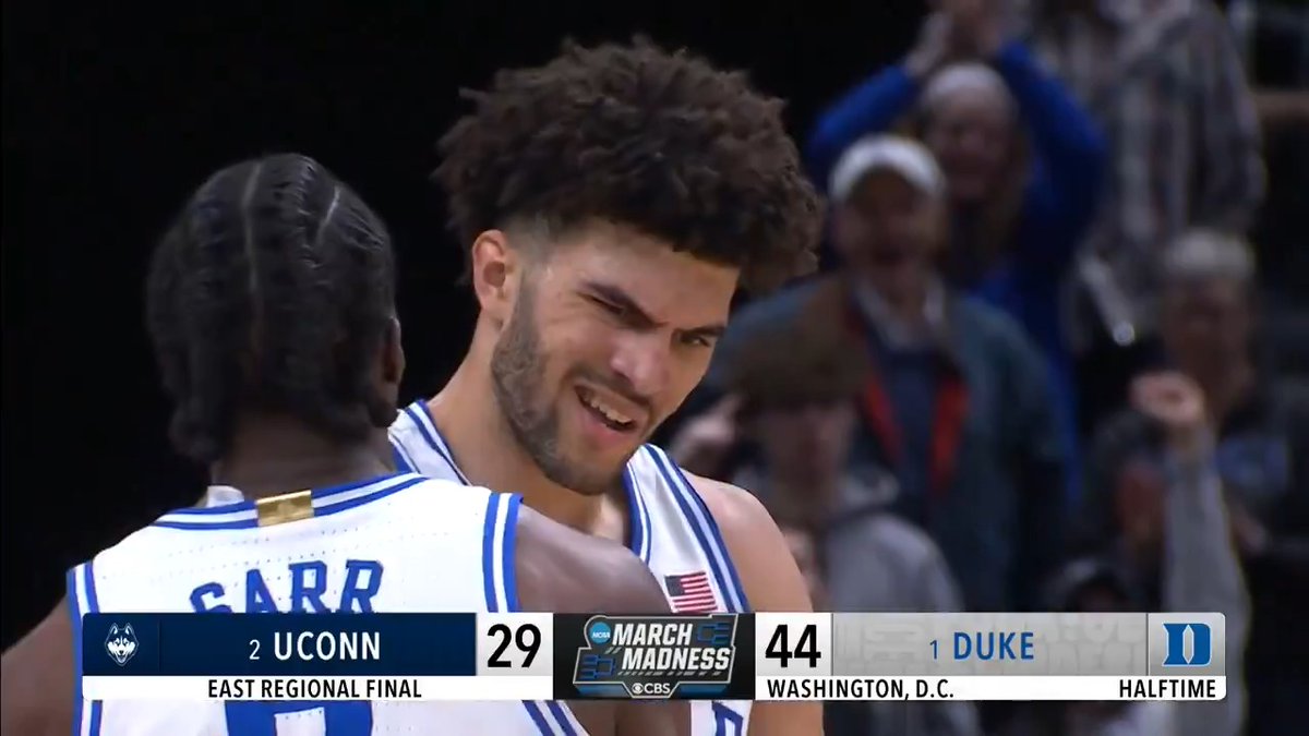 Duke takes a commanding 44-29 lead into the half ๐