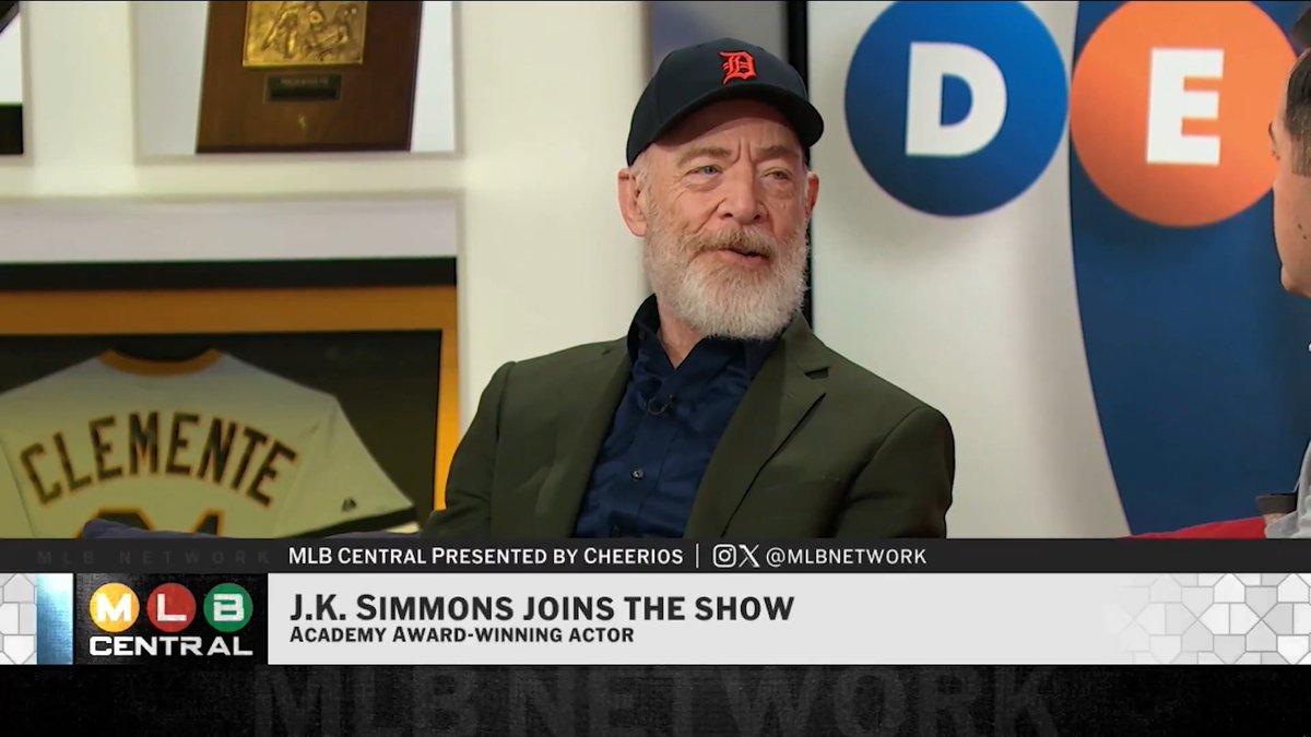 Even after moving from Michigan to Ohio as a 10-year-old, J.K. Simmons has always been a loyal Detroit Tigers fan! 🐯 The Academy Award-winning actor stopped by #MLBCentral this week to discuss his excitement for the 2026 Tigers.