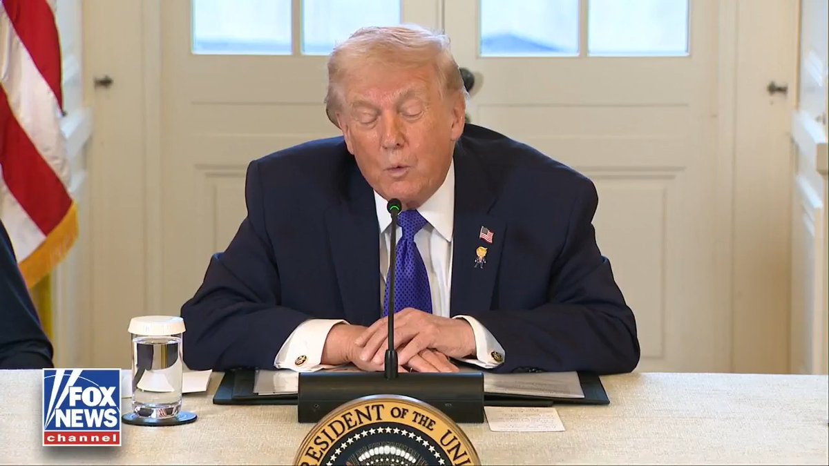 Trump: “I can't think of anybody in history that should get the Nobel Prize more than me. I don't want to be bragging, but nobody else settled wars.”