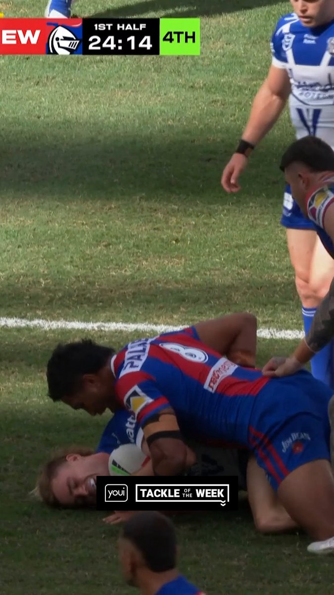 Saifiti didn't hold back on Galvin! 😤 Tackle of the Week thanks to Youi