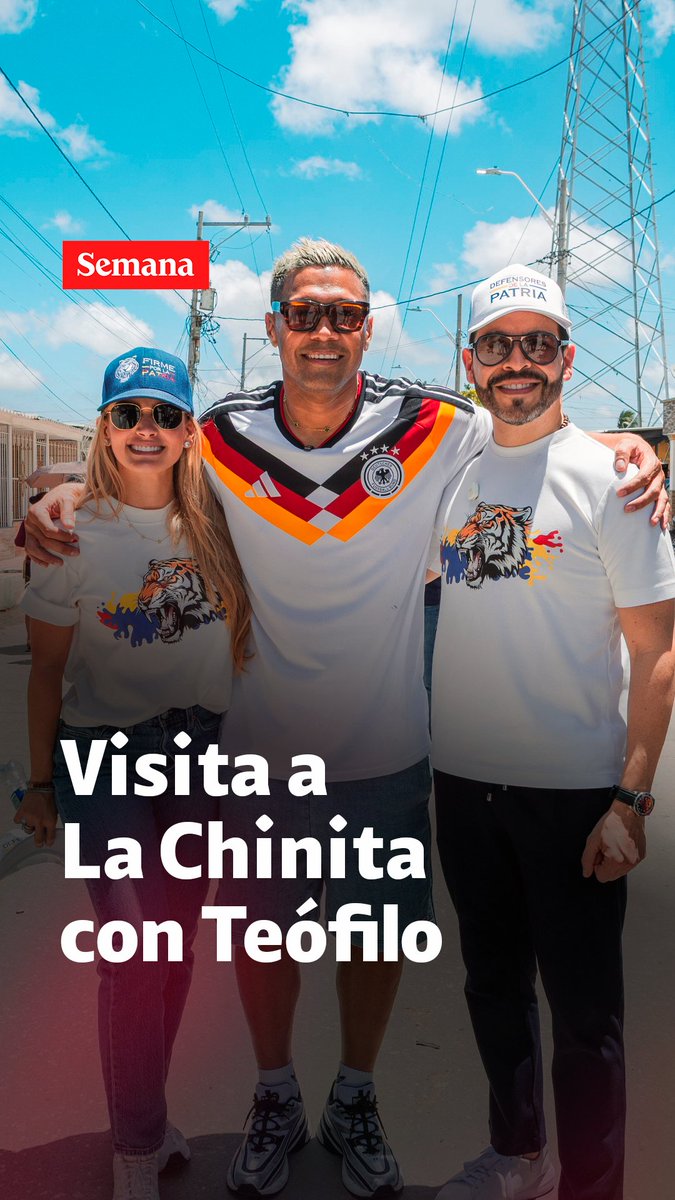 El candidato a la presidencia Abelardo de la Espriella recorrió las calles del barrio La Chinita de Barranquilla acompañado del futbolista Teófilo Gutiérrez, quien nació y creció en este sector de la ciudad.