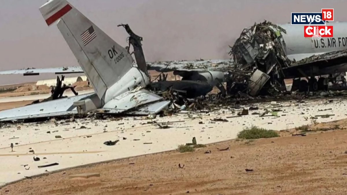 Absolute bombshell. Iran didn't just hit a base, they surgically destroyed the US military's eyes. A precision strike obliterated an E-3 AWACS and two refueling tankers in Saudi Arabia. The Pentagon's nervous system was hit and they have no answer for it.