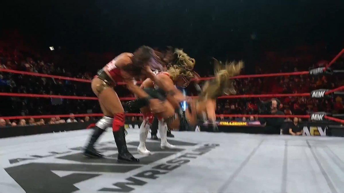 AEW Women's World Tag Team Champions Divine Dominion aimed to cement their dominance by taking out the women they beat for the titles, the Babes of Wrath, in a rematch! Watch the #AEWCollision replay RIGHT NOW on @SportsOnMAX!