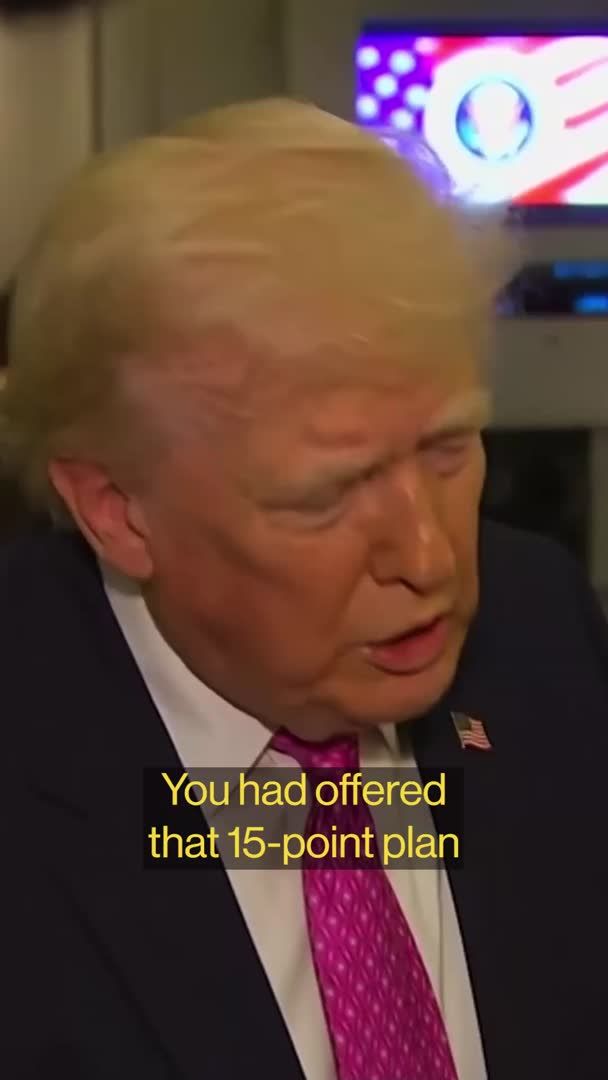President Donald Trump said that Iran “gave” the US most of the 15 demands it sent to Tehran as a plan for an end to the war, even as it remains unclear whether either side is really negotiating. “They gave us most of the points. Why wouldn’t they?” he told reporters on Air Force One on Sunday