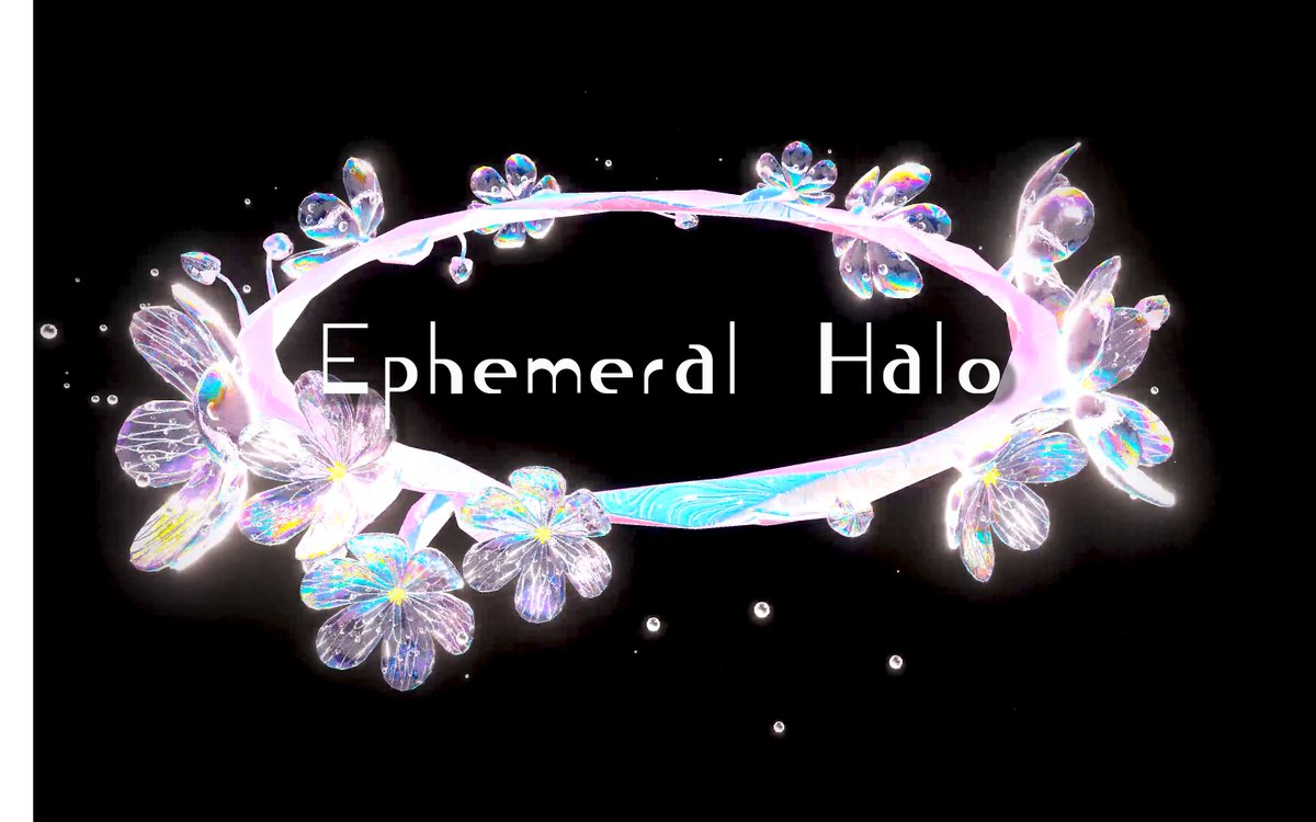 💎✨パーティクル付き✨💎 🌟🌸Ephemeral Halo🌸🌟 4/5までセール中 🎁発売記念🎁 抽選で3名様にプレゼント!!👇応募方法 ①この投稿をリポスト&amp;いいね💖 ②haru-same.obj@はるさめ雑貨店をフォロー ③BOOTHページで💖を押すだけ! ⌛️締切:4/3👇BOOTHリンクはリプ欄へ👇 #はるさめ雑貨店