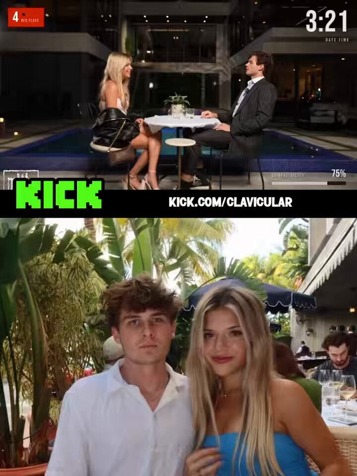 An Ø/F girl has been exposed for having a BOYFRIEND and STILL going on Clavicular’s speed date segment in hopes of Clav taking her on a date 💀