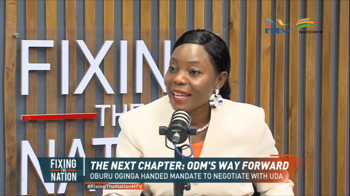 Catherine Omanyo: I was idle, working under Sifuna. He never delegated anything. He did it all and was a know-it-all. ODM Deputy SG also claims Sifuna is misrepresenting Raila's "Who told you?" statement to gain followers. #FixingTheNationNTV Nation FM Eric Latiff Nomadic Panda 🐼 @OfficialJMbugua