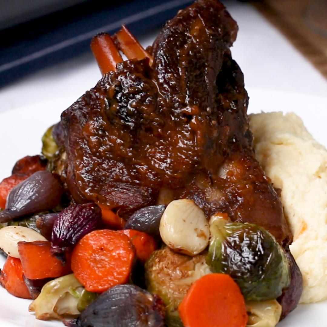 Elegant Braised Lamb Shanks