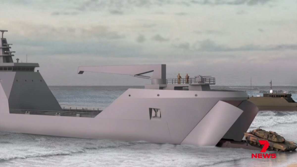 The Australian Army will have a fleet of warships for the first time in 50 years, carrying troops, tanks and even missiles to protect our coastline.