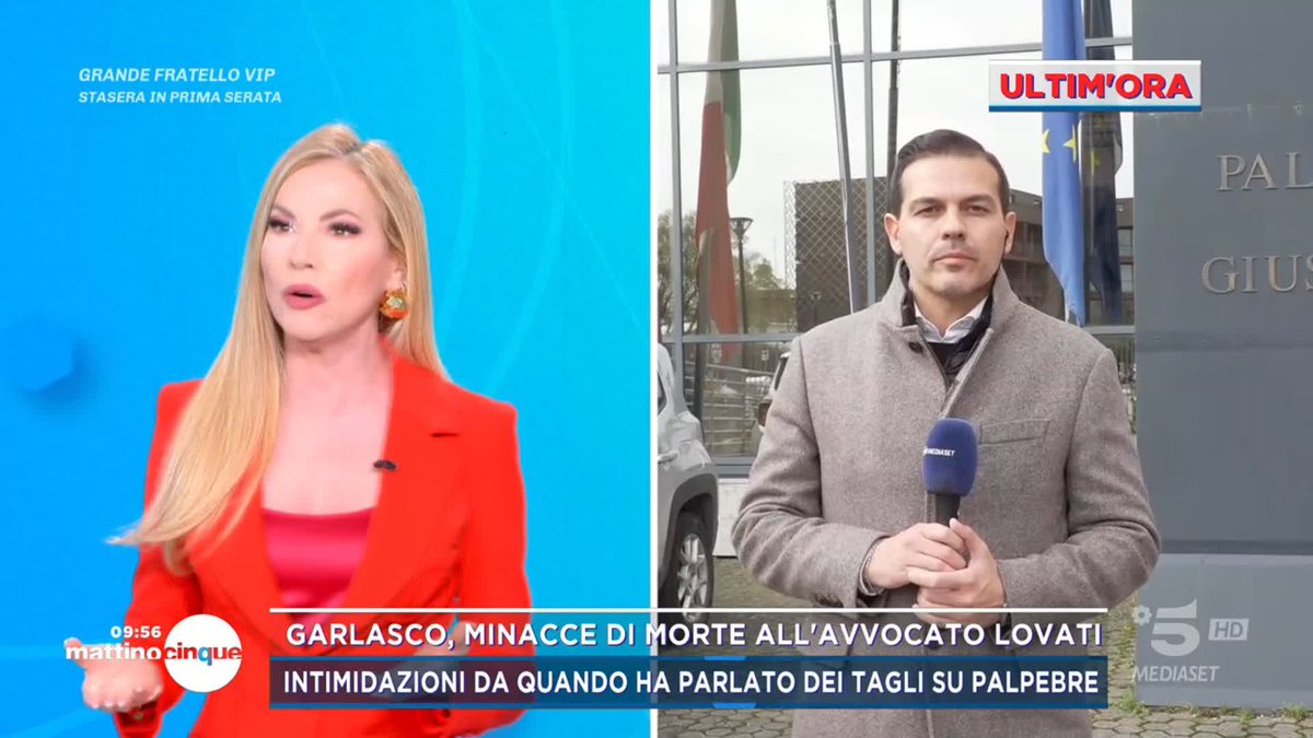 #Garlasco: minacce di morte anche nei confronti dell'avvocato Bocellari #Mattino5