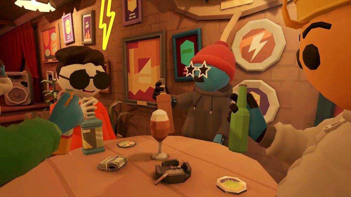 Trailer for 'Drunkslop: Pub crawl COOP', the co-op game where scavenging for cash, chugging drinks and getting drunk is the actual win condition