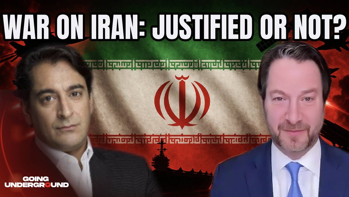 🚨NEW EPISODE OF GOING UNDERGROUND⚡️ WAR ON IRAN: Afshin Rattansi Challenges Obama’s Deputy Assistant Secretary of State Joel Rubin Why does the US think Iran will accept giving up its missiles and having no deterrence? Was this war on Iran a disastrous war of choice, or necessity? Will this be the end of the petrodollar? How has this war empowered Russia🇷🇺 and China🇨🇳? All this and more on this episode of Going Underground with Joel Rubin