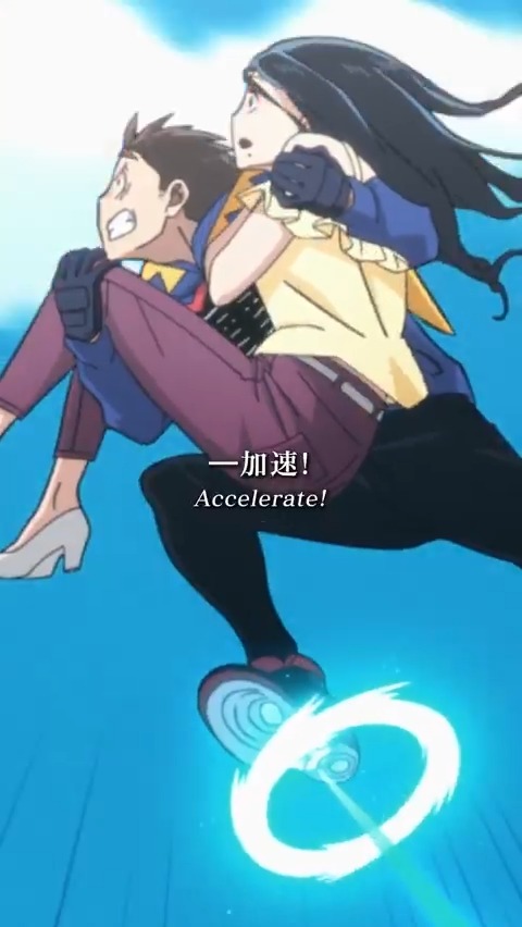 /／ TVアニメ『#ヴィジランテ』 第2期最終話 放送まであと1️⃣時間‼️ \＼ 第2期最終話前に名シーンを振り返り🎞️ 第9話より かつて幼い頃は空を飛んでいた コーイチの"個性"が土壇場で覚醒⁉️ 「足りない分は気合いで！加速ー！」 #ヒロアカ #MHAvigilantes #mha #heroaca_a